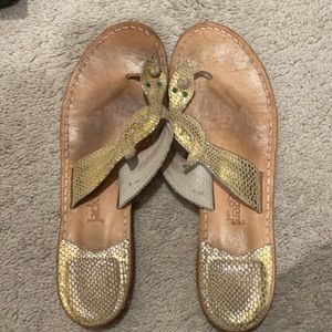 Jack Rogers snake sandals